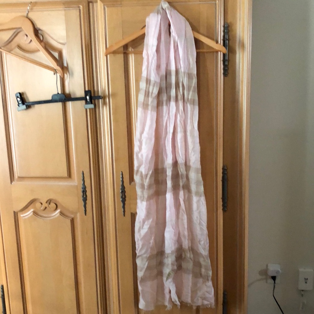 Burberry light weight oversized scarf / shawl